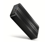 Box Axagon EEM2-40G M.2 Alluminio Nero USB Type-C 40 Gbit/s