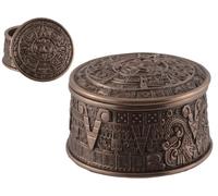 Box Azteken Calendario solare con coperchio, bronzato by Veronese