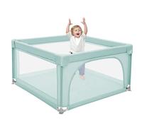 Box Bambini, Recinto Per Bambini Per Bambini, Box Neonato Con Rete Traspirante e Cerniera, Recinto Bambini Per Interni Ed Esterni-120 * 120 * 66 cm-verde scuro