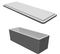 Box Batteria per Absima Sherpa 3.4 Jeep RC Verricello Ricevitore 3D