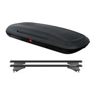BOX Baule 480 LT. Tetto auto COMPATIBILE AUDI Q8 + Barre Portatutto Portapacchi