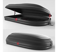 BOX BAULE AUTO DA TETTO PORTAPACCHI PORTATUTTO PORTASCI OMOLOGATO 320 LT TUV GS MISURE 1300 X 790 X 350 PORTABAGAGLI UNIVERSALE
