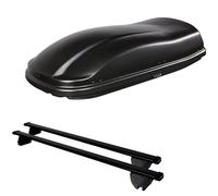 BOX BAULE da Tetto auto da 480 LT. + KIT BARRE PORTATUTTO per 500 X dal 2014