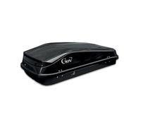 BOX BAULE DA TETTO PORTAPACCHI NERO LUCIDO EASY 420 LITRI