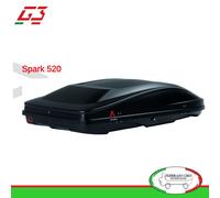 BOX BAULE PORTABAGAGLI TETTO AUTO G3 MOD. SPARK 520 - 420 LT - 22.406