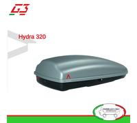 G3 Hydra 320 Box da Tetto 240 Litri Singola Apertura, Grigio Chiaro
