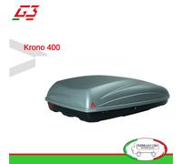 G3 Krono 400 Box baule portapacchi 330 lt grigio chiaro 146x72x37
