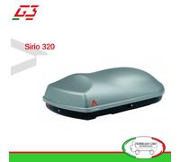 BOX BAULE PORTABAGAGLI TETTO G3 MOD. SIRIO 320 - 240 LT - 22.160 Renault Clio