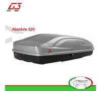 BOX BAULE UNIVERSALE PORTABAGAGLI TETTO AUTO G3 ABSOLUTE 320 - 240 LT - 22.310
