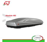 BOX BAULE UNIVERSALE PORTABAGAGLI TETTO AUTO G3 ABSOLUTE 480 - 390 LT - 22.315
