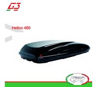BOX BAULE UNIVERSALE PORTABAGAGLI TETTO AUTO G3 MOD.HELIOS 480 - 390 LT - 22.295