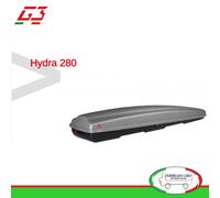 BOX BAULE UNIVERSALE PORTABAGAGLI TETTO AUTO G3 MOD. HYDRA 280 - 225 LT - 22.182