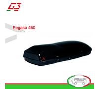 BOX BAULE UNIVERSALE PORTABAGAGLI TETTO AUTO G3 MOD.PEGASO 450 - 375 LT - 22.255