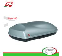 BOX BAULE UNIVERSALE PORTABAGAGLI TETTO AUTO G3 MOD. SIRIO 340 - 285 LT - 22.164