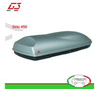 BOX BAULE UNIVERSALE PORTABAGAGLI TETTO AUTO G3 MOD. SIRIO 450 - 375 LT - 22.165