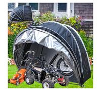 Box Biciclette Appeso 2 in 1 Box Biciclette con Tessuto Oxford 210D PU4000 Impermeabile Ricovero Attrezzi Box Biciclette,Black