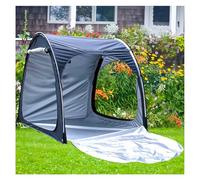 Box Biciclette Può Essere Giuntato Box Biciclette con Doppie Porte per 2-5 Biciclette Box Moto Casetta Da Giardino,Black