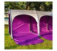 Box Biciclette Può Essere Giuntato Box Biciclette Da Esterno con Doppie Porte per 2-5 Biciclette Garage Moto Carport Auto,Purple
