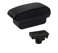 Box Bracciolo Auto Bracciolo Centrale Scatola Di Immagazzinaggio Console Per Opel Per Astra H 2006 2007 2008 2009 2010 2011(C1 Red Line 3USB)