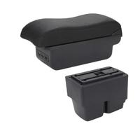 Box Bracciolo Auto Center Console Storage Box Per Ford Per Fiesta MK7 2009 2010 2011 2012 2013 2014 2015 2016 2017 MTVTFECEWG(C2 Black line NO USB)