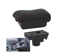 Box Bracciolo Auto Per Opel Per Astra Per Astra H 2004-2014 Scatola Portaoggetti Accessori Interni Auto Box Bracciolo(B red line 3USB)
