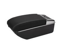 Box Bracciolo Box Portaoggetti Per Bracciolo Auto Per VW Per POLO Per Mk5 6R Per 2012 2013 2014 2015 2016 2017 2018(B3 Black white 7USB)