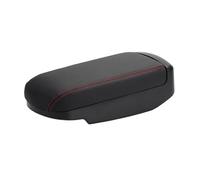 Box Bracciolo Console Centrale Per Hyundai Per Creta Per IX25 2015-2020 Allunga Innalza Senza Perdite Retrofit Supporto Decorazione Auto Braccioli(A1 Black red line)