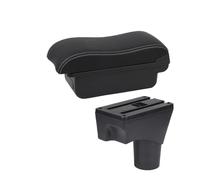 Box Bracciolo Console Centrale Per Nissan Per March Per Micra Per K13 Per Sunny 2010-2023 Parti Di Ricambio Per Bracciolo Auto Auto Braccioli(A2 white line No USB)
