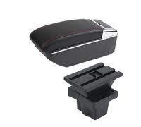 Box Bracciolo Console Centrale Per Skoda Per Yeti Per Mk2 2005-2012 Bracciolo Per Auto Scatola Portaoggetti Accessori Retrofit Dedicati Per Interni Auto Braccioli(B red line NO USB)