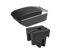 Box Bracciolo Console Centrale Per Toyota Avanza 2016 Bracciolo Per Auto, Parti Speciali Per Interni, Centro Di Stoccaggio Auto Braccioli(B black line NO USB)