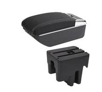 Box Bracciolo Console Centrale Per Toyota Avanza 2016 Bracciolo Per Auto, Parti Speciali Per Interni, Centro Di Stoccaggio Auto Braccioli(D white line 7USB)