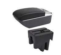 Box Bracciolo Console Centrale Per Toyota Avanza 2016 Bracciolo Per Auto, Parti Speciali Per Interni, Centro Di Stoccaggio Auto Braccioli(C black line 7USB)