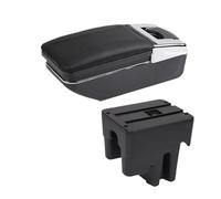 Box Bracciolo Console Centrale Per Toyota Avanza 2016 Bracciolo Per Auto, Parti Speciali Per Interni, Centro Di Stoccaggio Auto Braccioli(A black line NO USB)