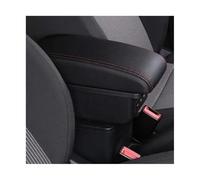 Box Bracciolo Nero Per Auto Per Peugeot 206 Plus Vano Portaoggetti Centrale Retrofit Interno Con Accessori Per Auto USB(B1 red line 3 USB)
