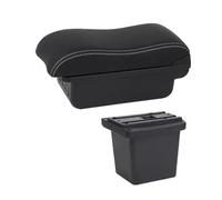 Box Bracciolo Per Auto Centrale Contenuto Del Negozio Con Portabicchieri USB Per Toyota Per Corolla Per Verso Ricambi Auto(B-Black white line)