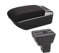 Box Bracciolo Per Auto Per Kicks 2016-2021 Parti Interne Speciali Per Retrofit Scatola Portaoggetti Centrale Accessori USB(B1 Black red 7USB)
