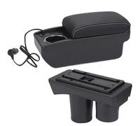 Box Bracciolo Per Citroen C3 C2 Bracciolo Per Auto Scatola Portaoggetti Portabicchieri Accessori Retrofit Interni Dedicati PYPFQUMQGR(A3 Fast charging)