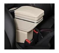 Box Bracciolo Per Fiat Per Panda Per PANDA II Box Bracciolo Portabicchieri Interfaccia USB Interni Auto-styling USB(A Beige NO USB)