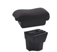 Box Bracciolo Per KIA Per Rio 3 K2 Per X-line 2011 2012 2013 2014 2015 2016 Bracciolo Box Auto Scatola Portaoggetti Accessori Retrofit Interni PYPFQUMQGR(A red line No USB)