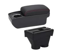 Box Bracciolo Per Peugeot 208 2012-2018 Bracciolo Box Auto Scatola Portaoggetti Parti Retrofit Dedicate Accessori Interni PYPFQUMQGR(C1 Black red NO USB)