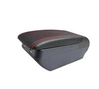 Box Bracciolo Per Volkswagen Per POLO 2002-2009 Accessori Retrofit Per Braccioli Auto Per VW Per Polo 9N 3 Scatola(H Red line 4 USB)