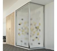 BOX CABINA DOCCIA 70x150 CM ANGOLARE 1 ANTA P CRISTALLO STAMPATO SCORREVOLE