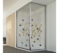 BOX CABINA DOCCIA 70x150 CM ANGOLARE 1 ANTA P CRISTALLO TRASPARENTE SCORREVOLE