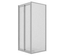 Box Doccia Angolare 75x75CM H198 Cristallo Stampato C Fisso+Saloon 2 Ante Battente 75 mod. West