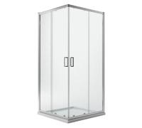 Idralite Box cabina doccia angolare 70x75 H200 rettangolare cristallo stampato scorrevole