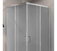 BOX CABINA DOCCIA ANGOLARE QUADRATO RETTANGOLARE CRISTALLO SCORREVOLE READY