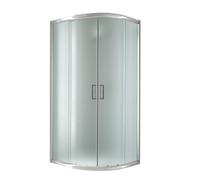 BOX CABINA DOCCIA BAGNO TONDO 90x90 SEMICIRCOLARE ANGOLARE CRISTALLO SCORREVOLE
