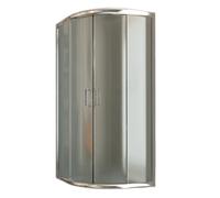 BOX CABINA DOCCIA BAGNO TONDO 90x90 SEMICIRCOLARE ANGOLARE SCORREVOLE CRISTALLO