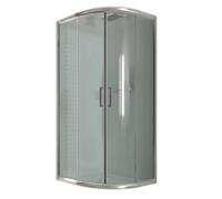 BOX CABINA DOCCIA BAGNO 90x90 TONDO SEMICIRCOLARE ANGOLARE CRISTALLO SCORREVOLE