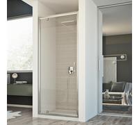 BOX CABINA DOCCIA 1 ANTA PORTA BATTENTE VETRO TRASPARENTE 72 73 74 75 76 77 CM